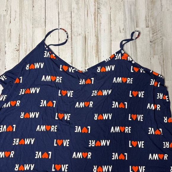 COPY - Old Navy Women's Plus Size 4X Blue Amore Sunday Soft Lounge Tank Top - Picture 2 of 16